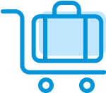 Supporting luggage transportation and including all taxes in the price