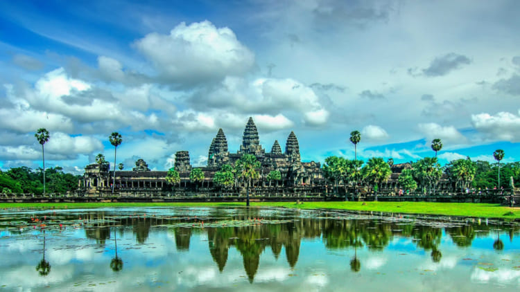 The majesty of Siem Reap seen from afar