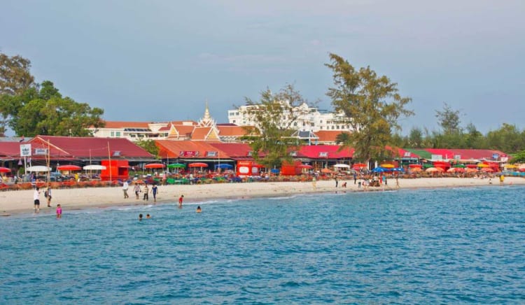 The tranquility of Serendipity Beach at the daytime