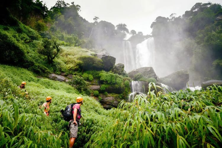 Bolaven Plateau is famous for tea and coffee plantations