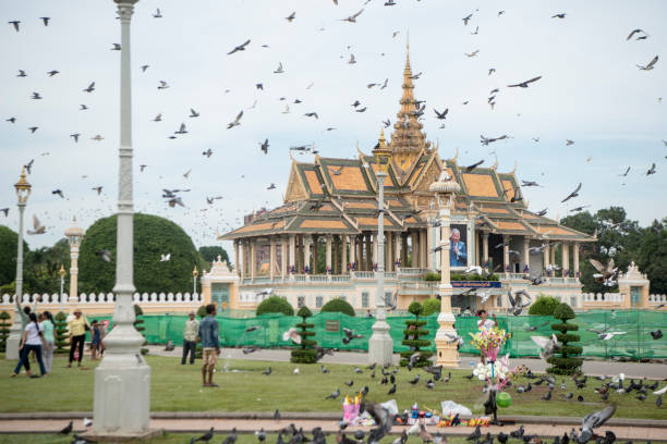 Breathtaking scene at the Royal Palace Park