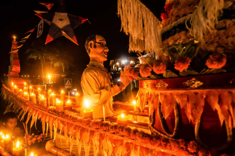 Boun Lai Hua Fai Festivals in Laos