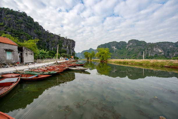 kayak on the river at cuc phuong national park