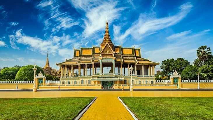 The Royal Palace in Phnom Penh