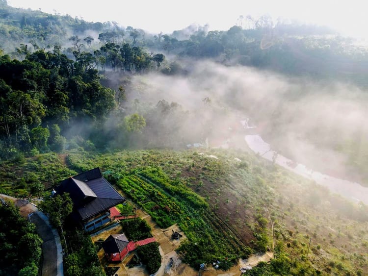 Majestic scenery from above at Mang Den