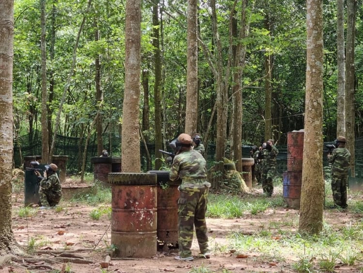 Paintball at cu chi tunnels