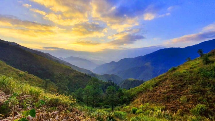 Gorgeous views at Pu Si Lung Mountain