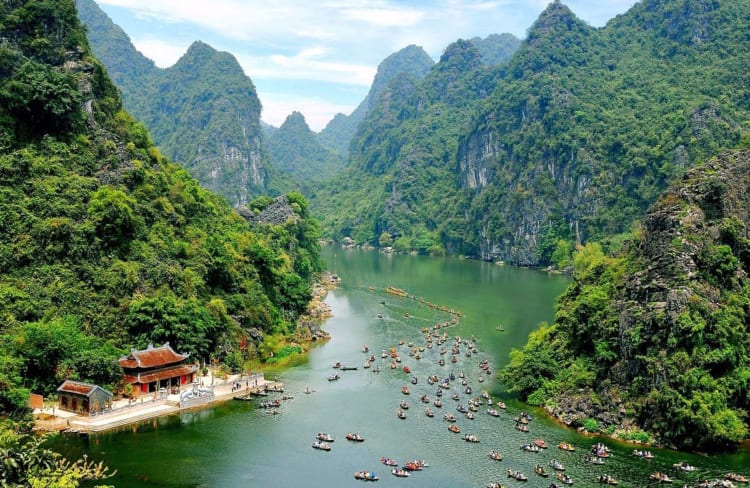 Trang An boat ride - one of the best things to do in Ninh Binh