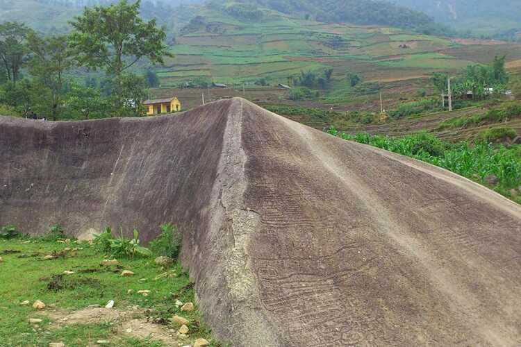 Mysterious ancient field of rocks