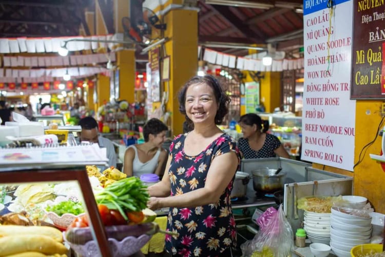 You'll easily find friendly and helpful vendors at Central Market.