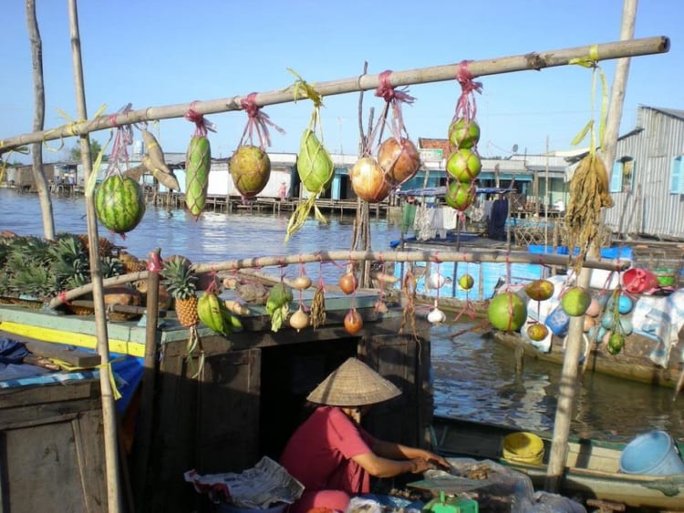 cai rang floating market can tho