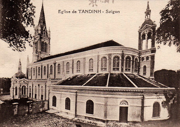 Tan Dinh Church in the past