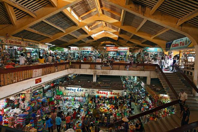 One of the typical Saigon markets