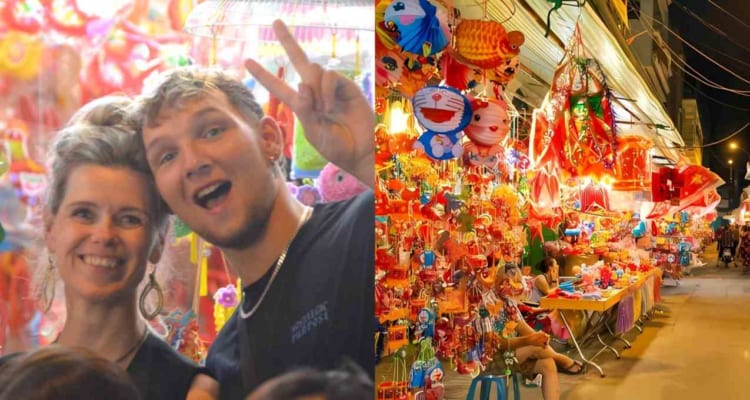 Take picture with colorful lanterns at Saigon’s Chinatown