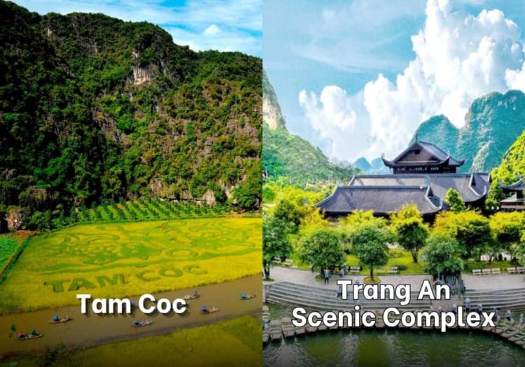 Tam Coc Rice Fields and Trang An Scenic Complex at Ninh Binh