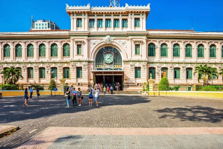 Saigon Central Post Office in Saigon, Vietnam