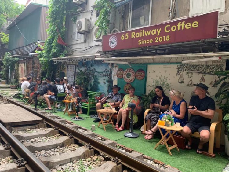 tourists at 65 Railway Coffee