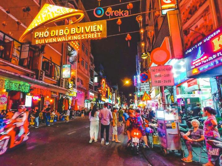 At night, the Saigon streets become more comfortable for exploration