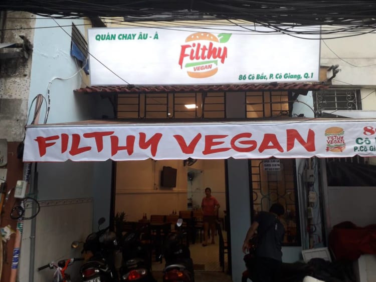 Filthy Vegan exterior. 