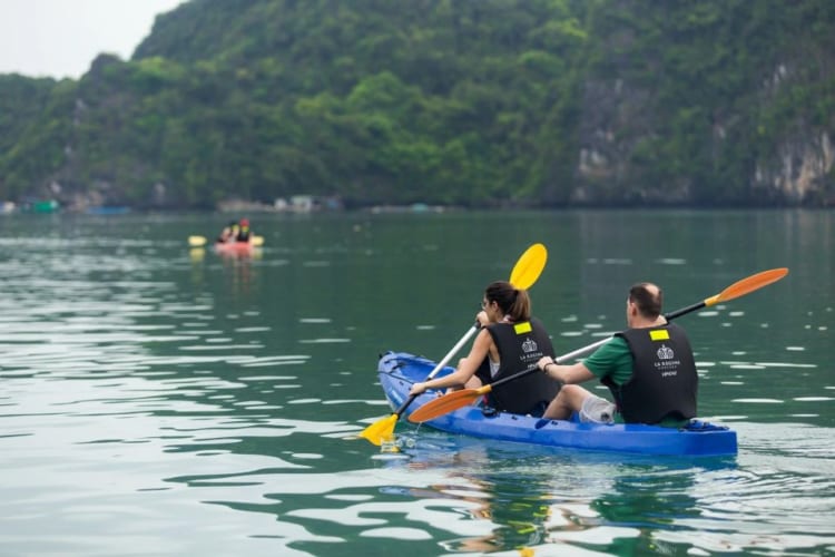 Kayaking at Tuan Chau Island