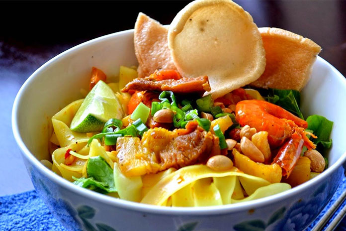 A bowl of mi quang da nang