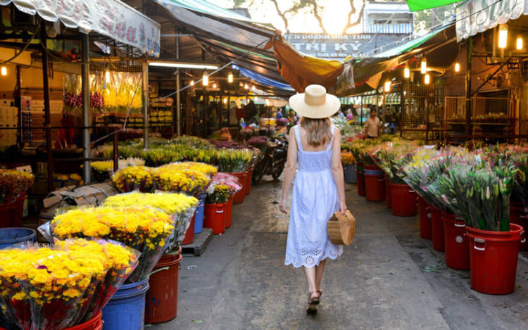 Ho Thi Ky Flower Market