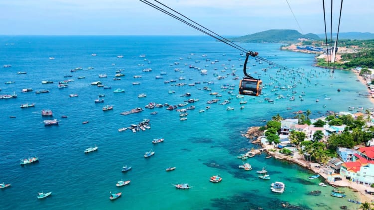 Phu Quoc island from above