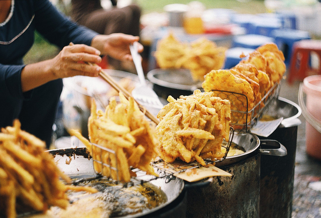 oily vietnamese street food