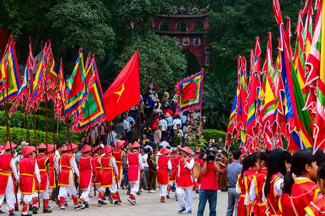 Hùng Kings Temple Festivals taking place in Phu Tho province