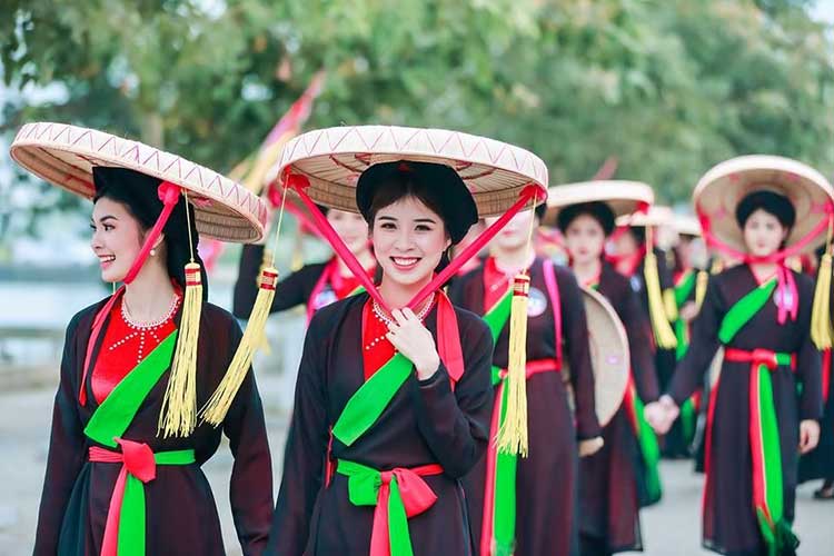 Vietnamese locals are excited for preparing the special event, the Lim Festival