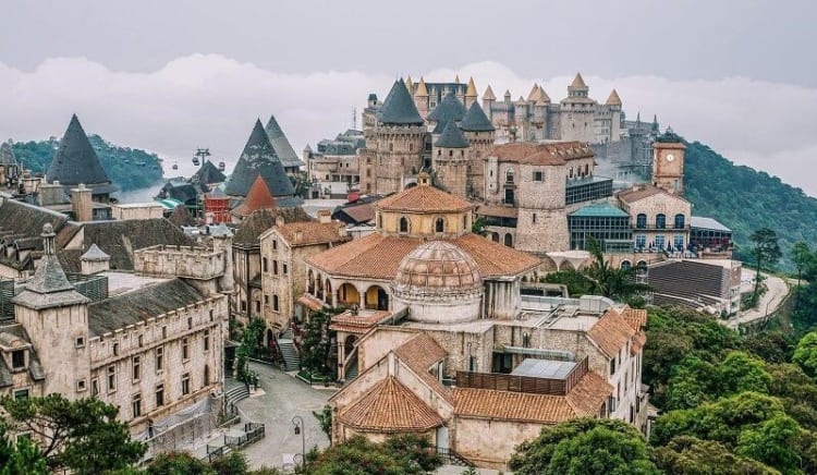 French Village at Ba Na Hills. 