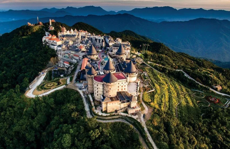 Ba Na Hills aeriel view