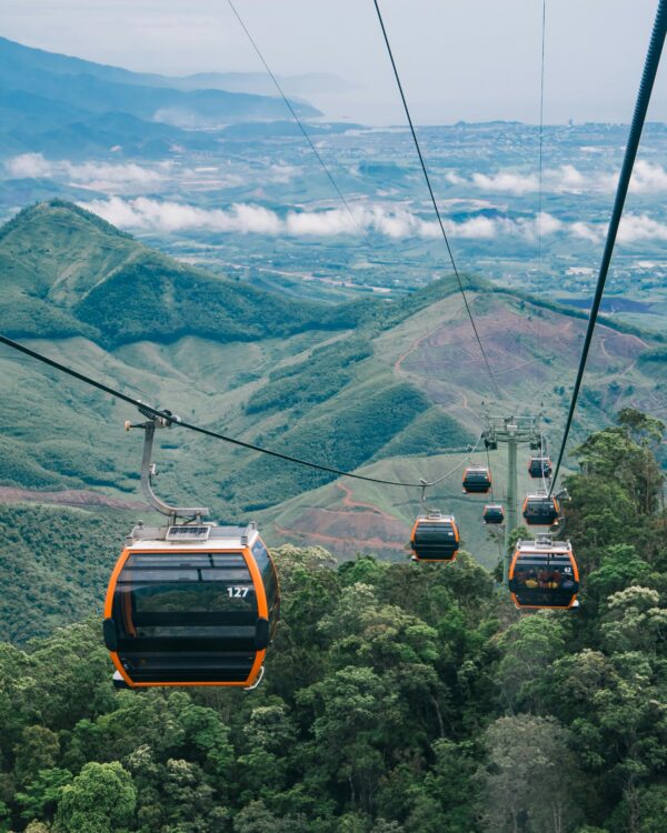 The Ba Na Hills cable car alone holds the Guinness World Record for the longest non-stop cable car ride