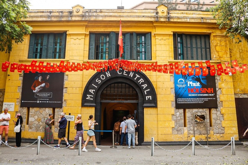 Hoa Lo Prison is one of the places to visit in Hanoi to learn about Vietnam’s wartime history