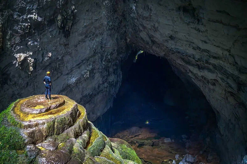 Son Doong Cave Tour showcasing the Garden of Edam with its ancient underground rainforest